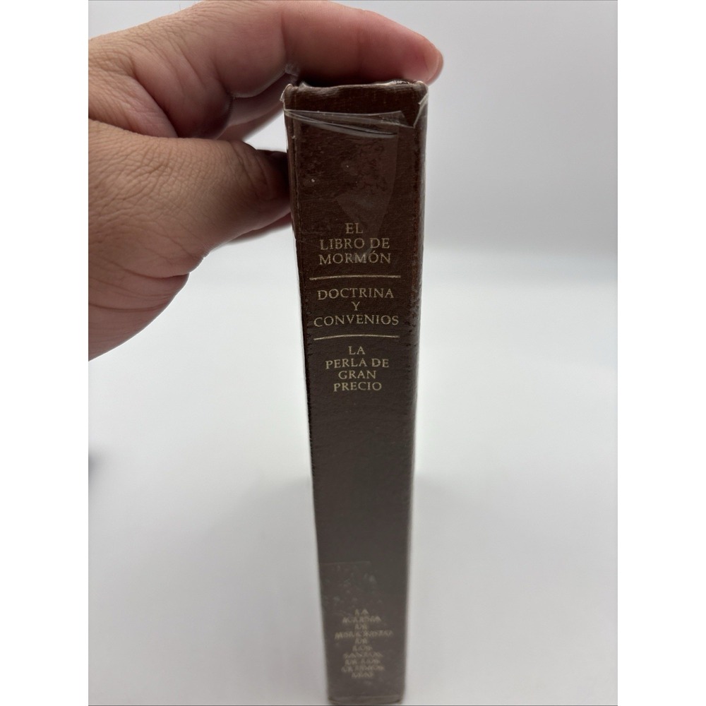 Triple Combination Scriptures Spanish LDS Mormon Church Book Libro De Leather
